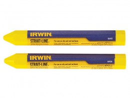 Irwin Strait-line Yellow Crayons Pair £3.49
